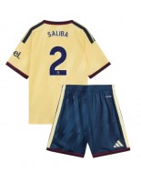 Arsenal William Saliba #2 Kolmaspaita Lasten 2026-27 Lyhythihainen (+ shortsit)